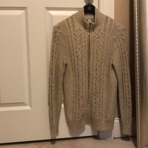L.L. Bean knit sweater zippered